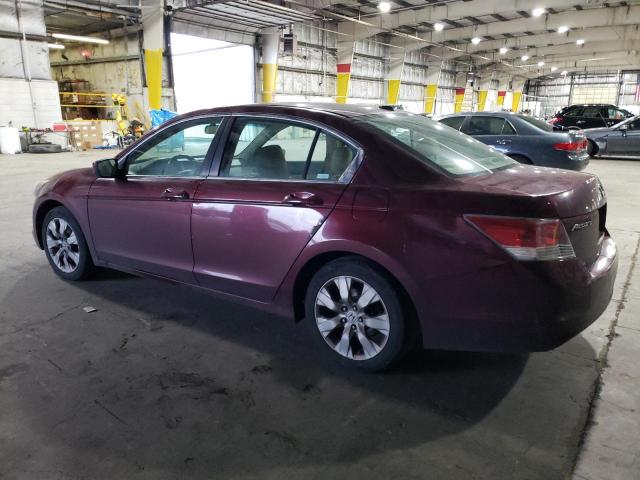 1HGCP26828A141659 - 2008 HONDA ACCORD EXL BURGUNDY photo 2