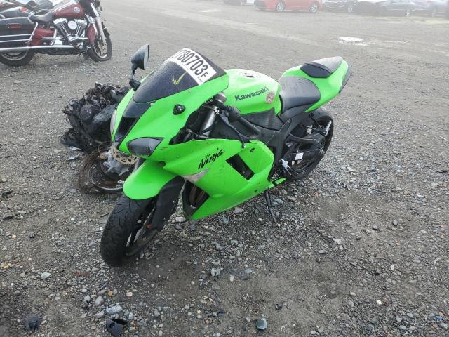 JKAZX4P137A011761 - 2007 KAWASAKI ZX600 P GREEN photo 2