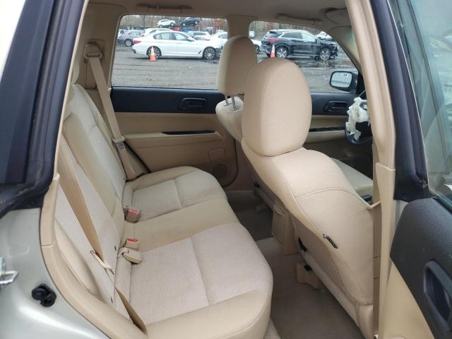 JF1SG63656H734026 - 2006 SUBARU FORESTER 2.5X BEIGE photo 10
