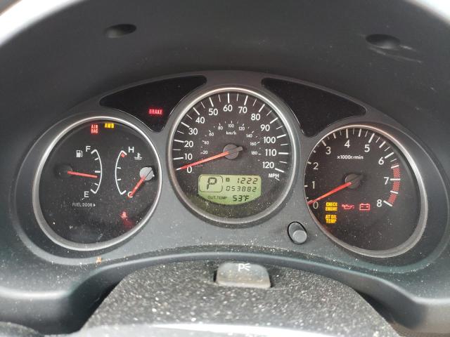 JF1SG63656H734026 - 2006 SUBARU FORESTER 2.5X BEIGE photo 9