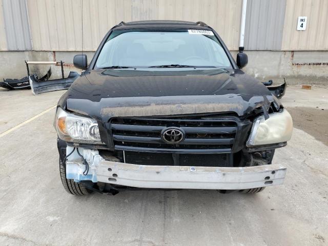 JTEEP21A540005927 - 2004 TOYOTA HIGHLANDER BLACK photo 5