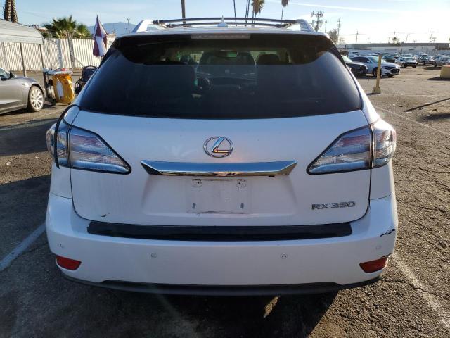 2T2BK1BAXCC131215 - 2012 LEXUS RX 350 WHITE photo 6