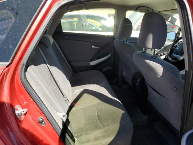 JTDKN3DU3E1742533 - 2014 TOYOTA PRIUS RED photo 10