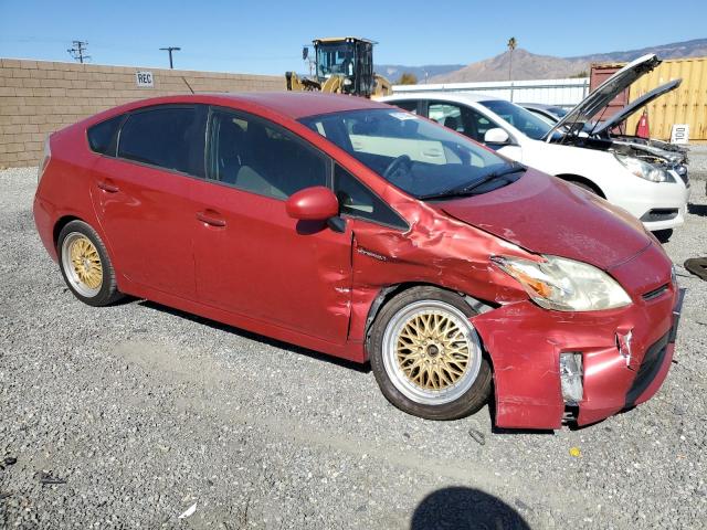 JTDKN3DU3E1742533 - 2014 TOYOTA PRIUS RED photo 4