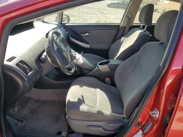 JTDKN3DU3E1742533 - 2014 TOYOTA PRIUS RED photo 7