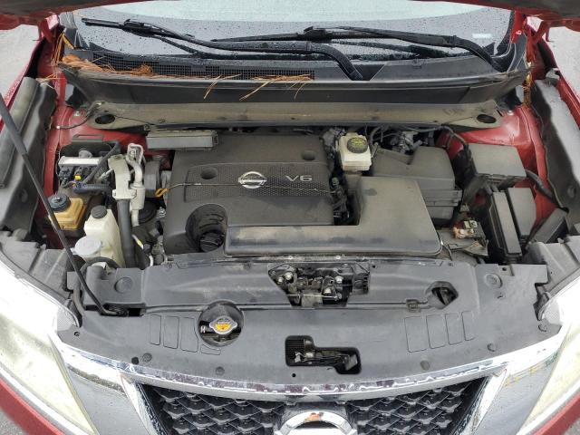 5N1AR2MN7FC666738 - 2015 NISSAN PATHFINDER S ბურგუნდია ფოტო 12