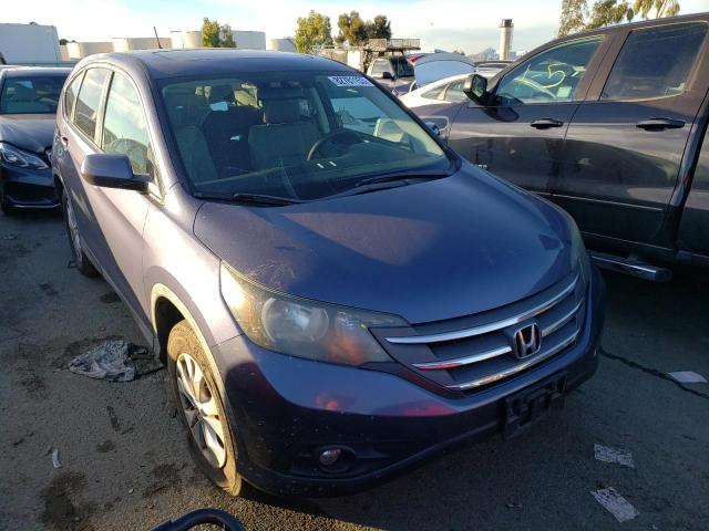 3CZRM3H57EG705548 - 2014 HONDA CR-V EX BLUE photo 4