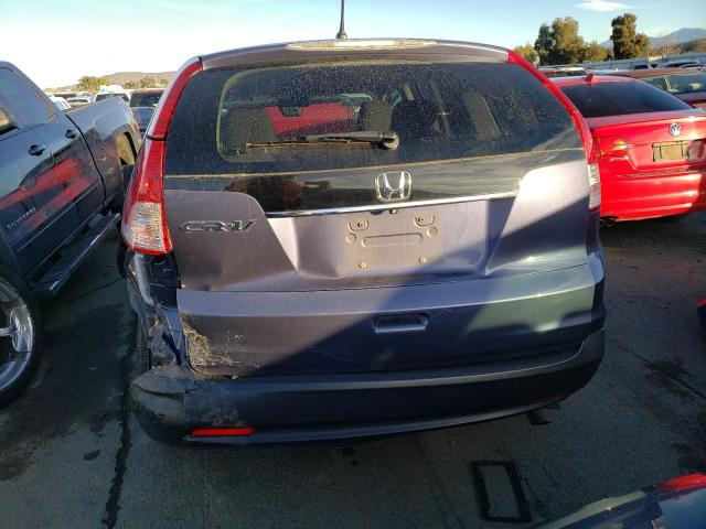 3CZRM3H57EG705548 - 2014 HONDA CR-V EX BLUE photo 6