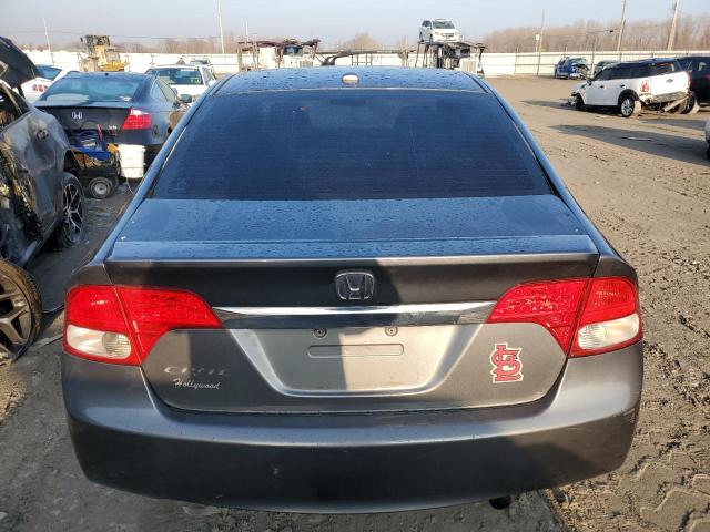 19XFA16999E003440 - 2009 HONDA CIVIC EXL ნაცრისფერი ფოტო 6