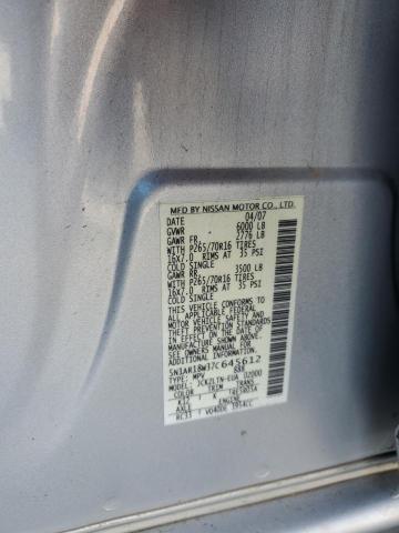 5N1AR18W37C645612 - 2007 NISSAN PATHFINDER LE Plata foto 13