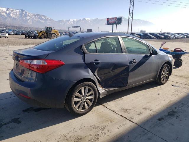 KNAFX4A61E5146303 - 2014 KIA FORTE LX CHARCOAL photo 3