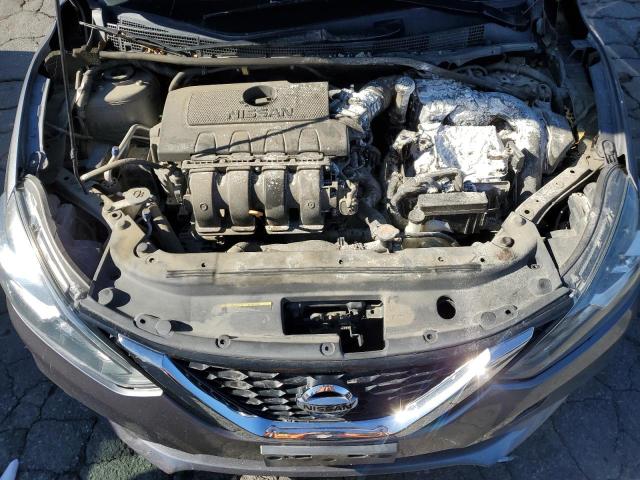 3N1AB7AP1HY411219 - 2017 NISSAN SENTRA S GRAY photo 11