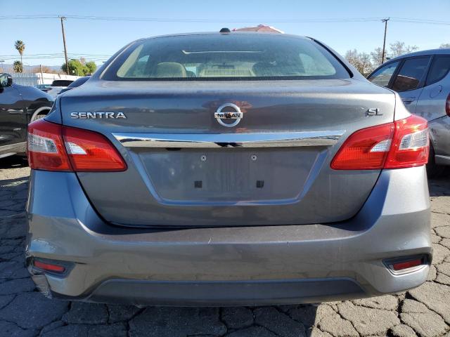 3N1AB7AP1HY411219 - 2017 NISSAN SENTRA S GRAY photo 6