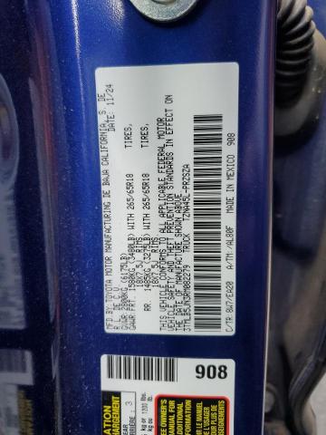 3TMLB5JN3RM082279 - 2024 TOYOTA TACOMA DOUBLE CAB ლურჯი ფოტო 12