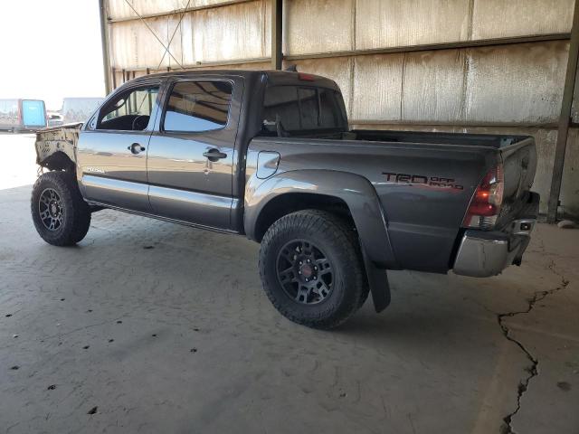 3TMJU4GN0CM132033 - 2012 TOYOTA TACOMA DOUBLE CAB PRERUNNER GRAY photo 2