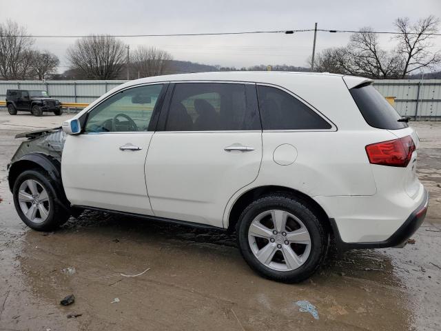 2HNYD2H25AH522137 - 2010 ACURA MDX WHITE photo 2