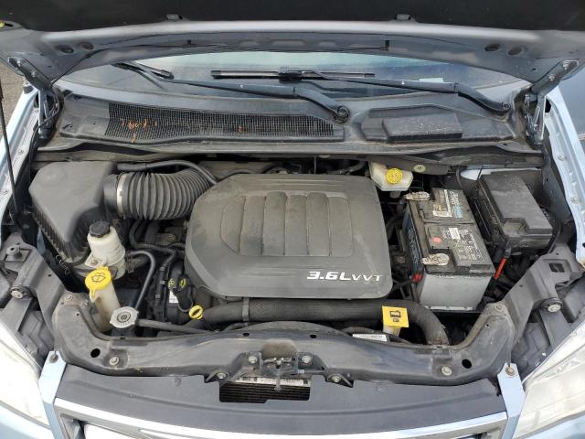 2C4RC1BGXDR540496 - 2013 CHRYSLER TOWN & COU TOURING BLUE photo 12