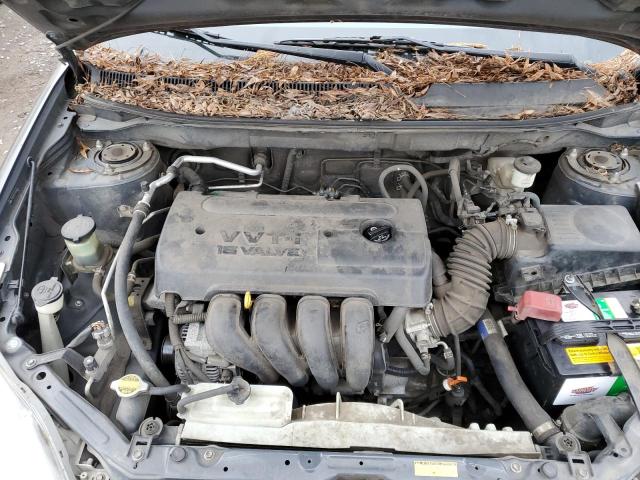 2T1KR32E17C658354 - 2007 TOYOTA COROLLA MA XR GRAY photo 11