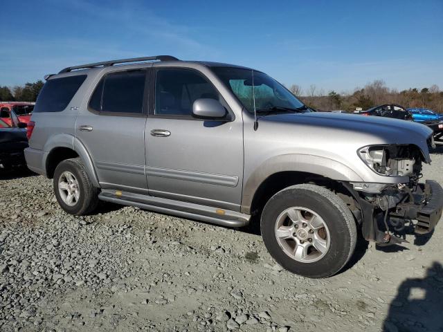 5TDZT34A84S208200 - 2004 TOYOTA SEQUOIA SR5 SILVER photo 4