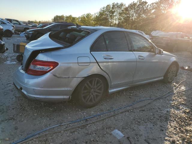 WDDGF5EB3BF635739 - 2011 MERCEDES-BENZ C 300 SILVER photo 3