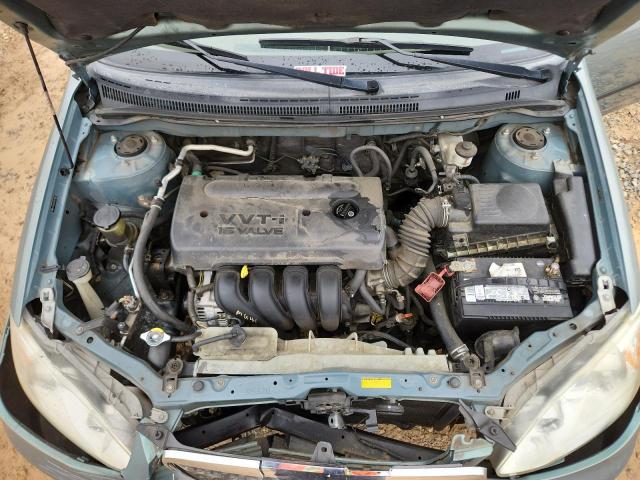 2T1BR32E87C748973 - 2007 TOYOTA COROLLA CE TEAL photo 11
