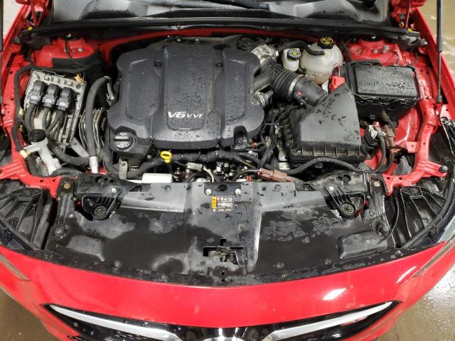 W04GS6SS4L1000375 - 2020 BUICK REGAL GS RED photo 11