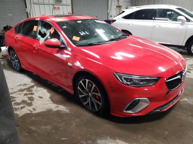 W04GS6SS4L1000375 - 2020 BUICK REGAL GS RED photo 4
