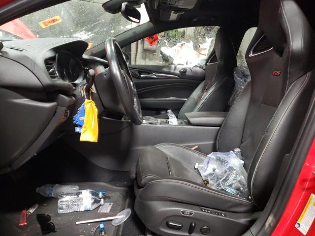 W04GS6SS4L1000375 - 2020 BUICK REGAL GS RED photo 7