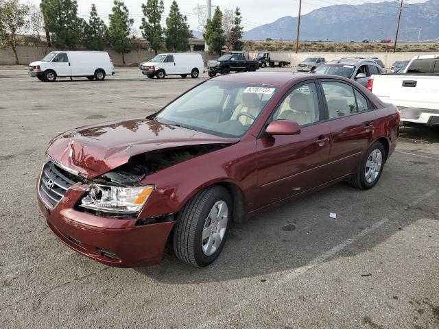 5NPET46C09H554273 - 2009 HYUNDAI SONATA GLS MAROON photo 1