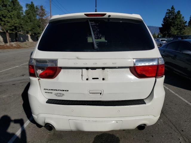 1D4RE3GGXBC706197 - 2011 DODGE DURANGO HEAT WHITE photo 6