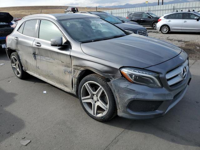 WDCTG4GB4FJ033491 - 2015 MERCEDES-BENZ GLA 250 4MATIC GRAY photo 4