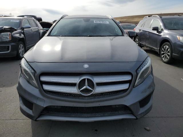 WDCTG4GB4FJ033491 - 2015 MERCEDES-BENZ GLA 250 4MATIC GRAY photo 5