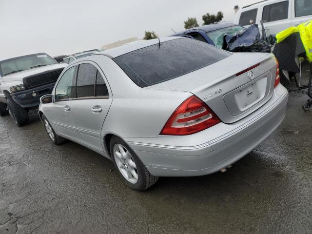 WDBRF61J73E012152 - 2003 MERCEDES-BENZ C 240 SILVER photo 2