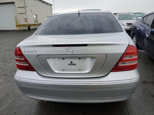 WDBRF61J73E012152 - 2003 MERCEDES-BENZ C 240 SILVER photo 6