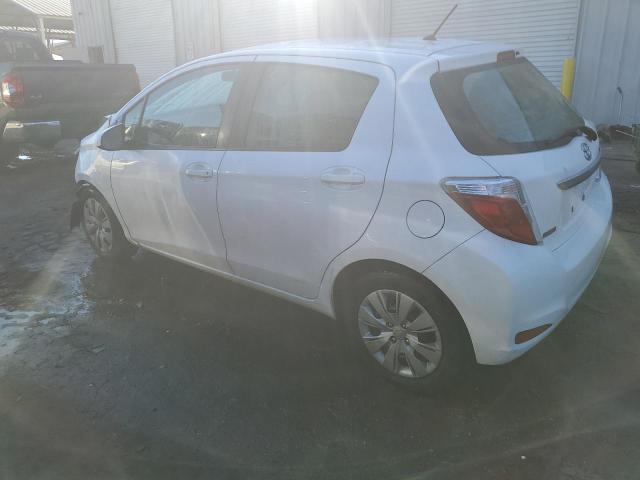 JTDKTUD35ED581281 - 2014 TOYOTA YARIS WHITE photo 2