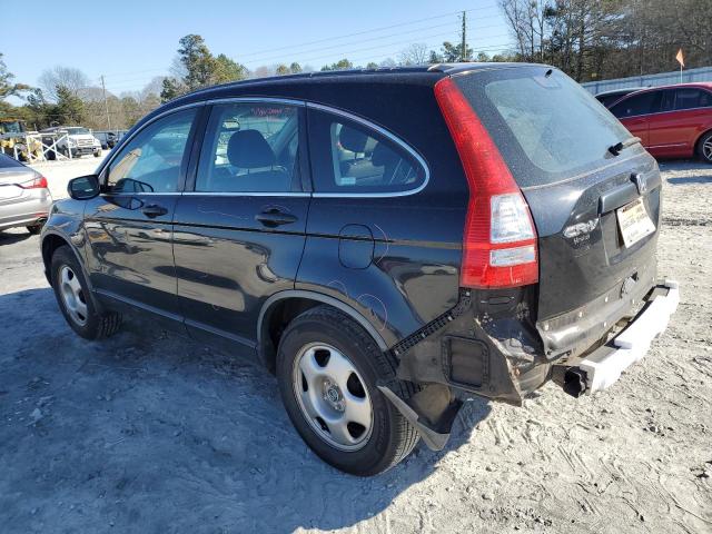 JHLRE38328C012091 - 2008 HONDA CR-V LX BLACK photo 2