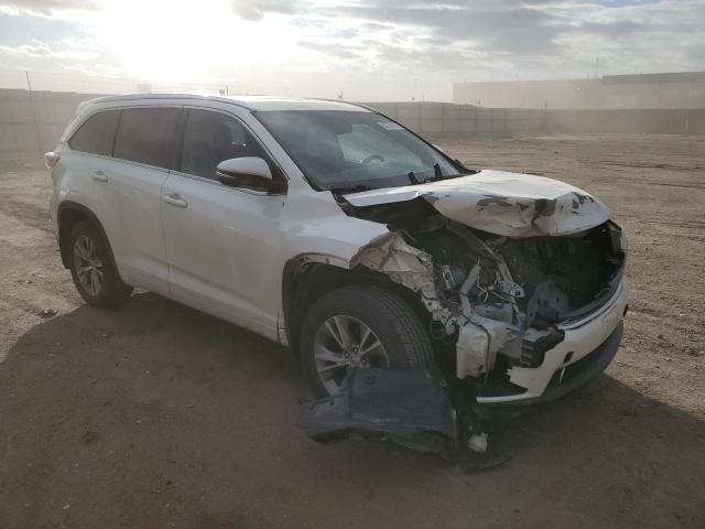 5TDJKRFH2ES062083 - 2014 TOYOTA HIGHLANDER XLE 白色 照片 4