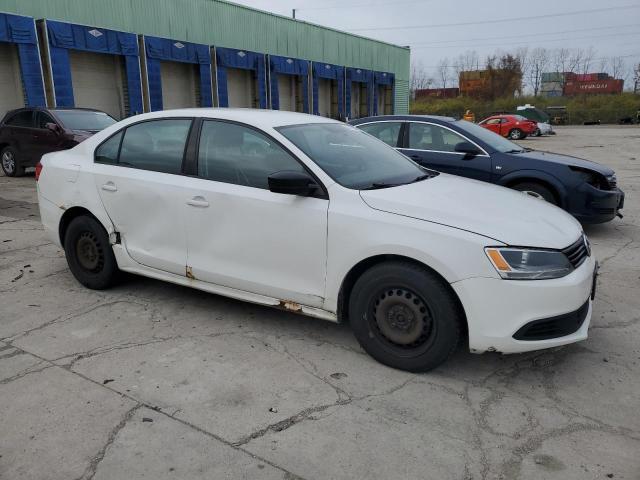 3VW2K7AJ7EM356627 - 2014 VOLKSWAGEN JETTA BASE WHITE photo 4