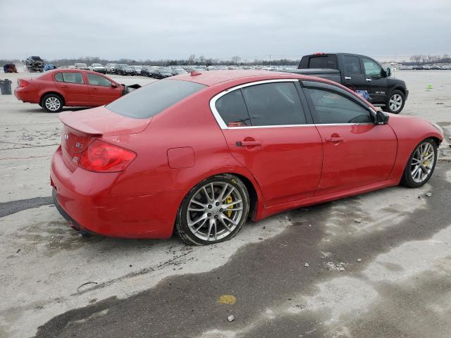 JN1CV6AP1DM300001 - 2013 INFINITI G37 BASE RED photo 3