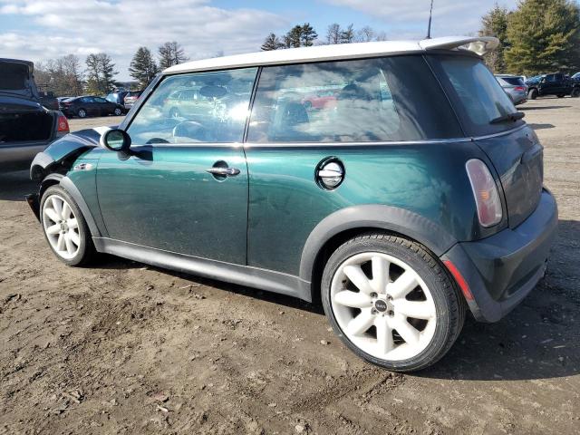 WMWRE33454TD87996 - 2004 MINI COOPER S GREEN photo 2