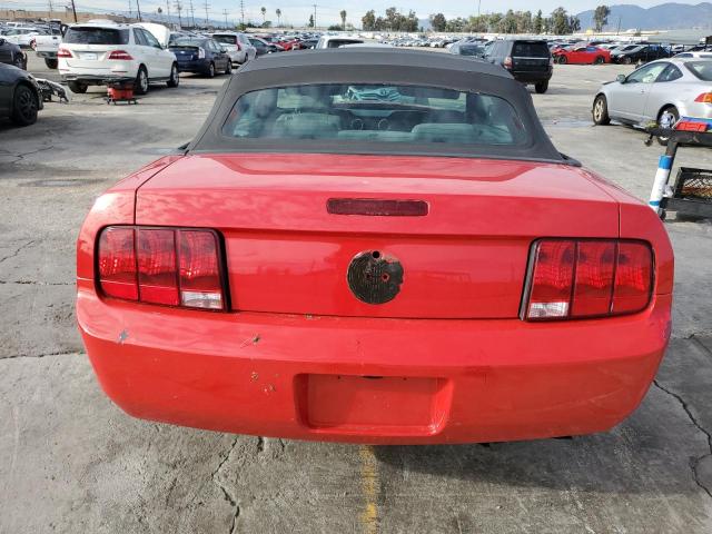 1ZVHT84N195108123 - 2009 FORD MUSTANG RED photo 6