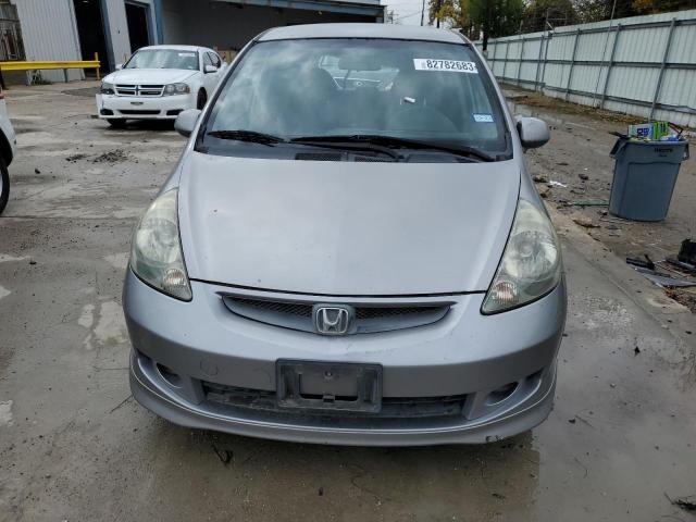 JHMGD37608S013084 - 2008 HONDA FIT SPORT SILVER photo 5