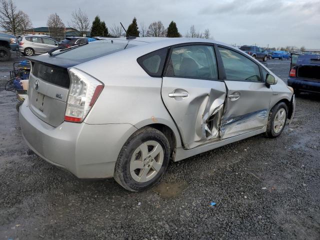 JTDKN3DU5A0065761 - 2010 TOYOTA PRIUS SILVER photo 3