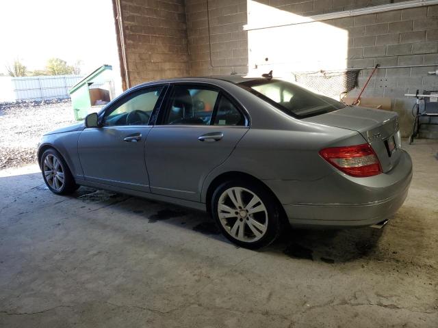 WDDGF81XX9R061104 - 2009 MERCEDES-BENZ C 300 4MATIC SILVER photo 2