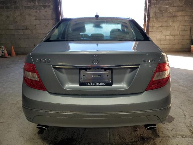 WDDGF81XX9R061104 - 2009 MERCEDES-BENZ C 300 4MATIC SILVER photo 6