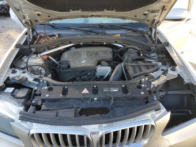 5UXWX9C59E0D28673 - 2014 BMW X3 XDRIVE28I SILVER photo 12