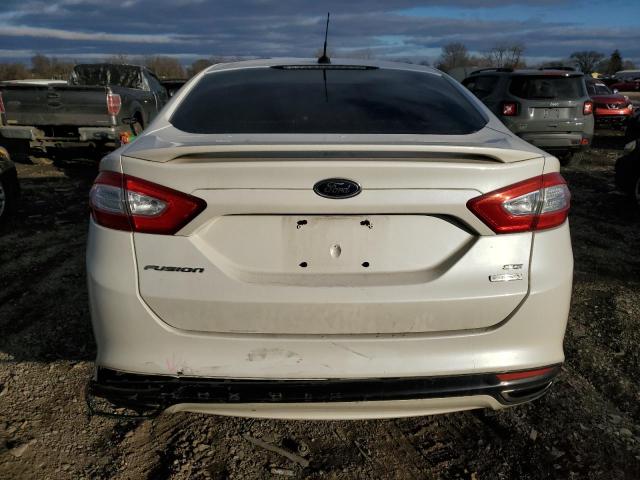 3FA6P0H97DR377199 - 2013 FORD FUSION SE WHITE photo 6