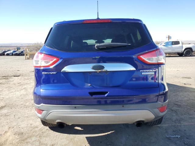 1FMCU0J91EUD01239 - 2014 FORD ESCAPE TITANIUM BLUE photo 6