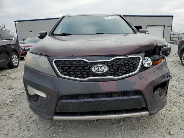 5XYKW4A28BG173826 - 2011 KIA SORENTO SX BURGUNDY photo 5