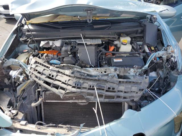 JTDKN3DU0F1900022 - 2015 TOYOTA PRIUS TURQUOISE photo 11